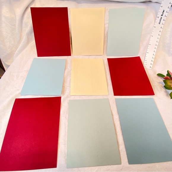 6 for$20♥️Set of 9 Plain blank stationary with envelopes. - Picture 2 of 9